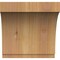 Ekena Millwork 6"W x 6"D x 6"H Imperial Rough Sawn Knee Brace, Western Red Cedar BRC06X06X06IMP00RWR - alternate 4